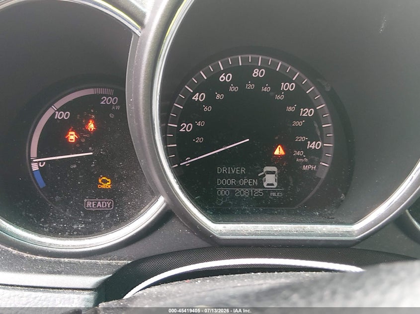 2007 Lexus Rx 400h VIN JTJHW31U772011075 IAAI salvage auction — NORMAL WEAR, Original (Texas), sold $925 on 2026-07-20 (photo 7)