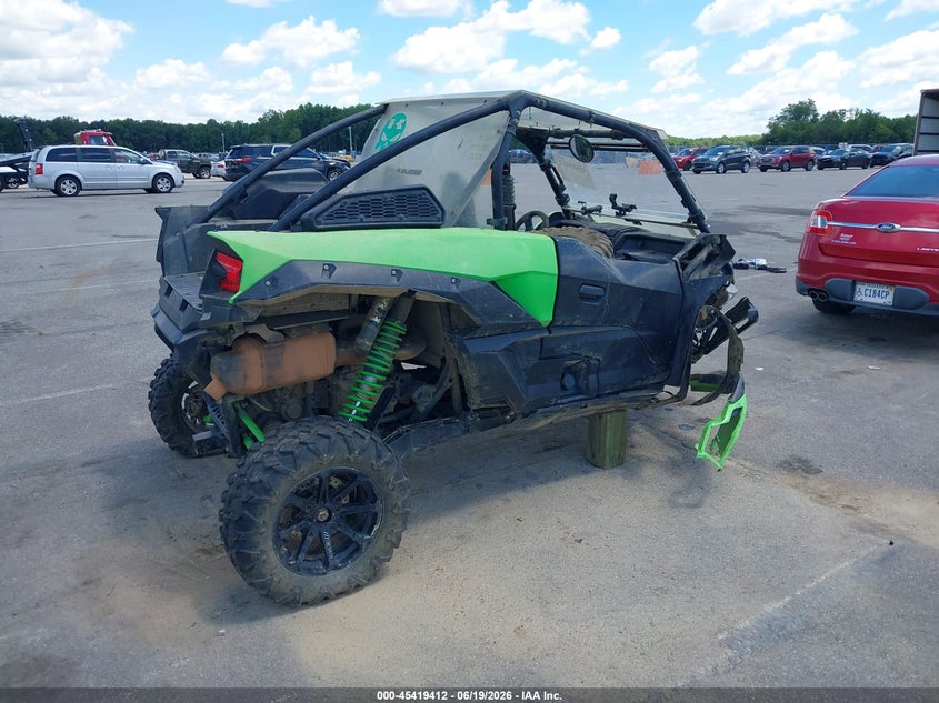 2021 Kawasaki Teryx VIN JKARFCA14MB511634 IAAI salvage auction — ROLLOVER, Salvage (Indiana), sold $1,050 on 2026-07-30 (photo 4)