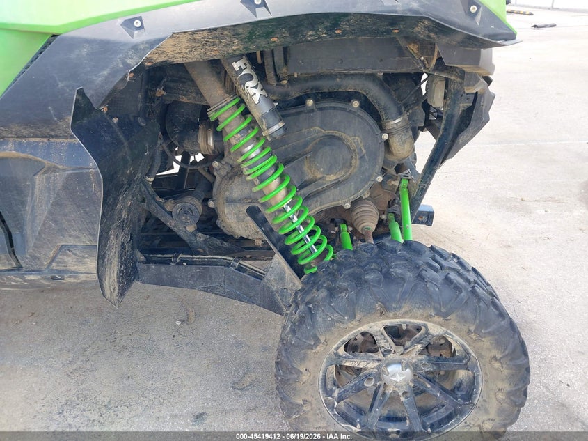 2021 Kawasaki Teryx VIN JKARFCA14MB511634 IAAI salvage auction — ROLLOVER, Salvage (Indiana), sold $1,050 on 2026-07-30 (photo 9)