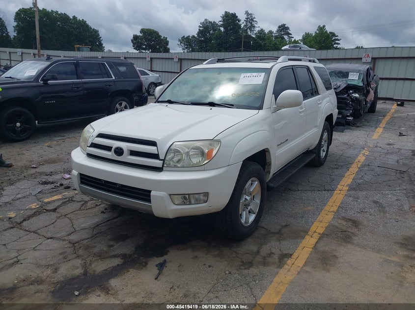 2005 Toyota 4runner VIN JTEBU14R150062652 IAAI salvage auction — REAR END, Salvage (Georgia), sold $4,300 on 2026-07-11 (photo 2)