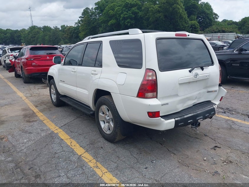 2005 Toyota 4runner VIN JTEBU14R150062652 IAAI salvage auction — REAR END, Salvage (Georgia), sold $4,300 on 2026-07-11 (photo 3)