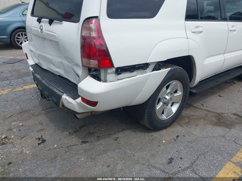2005 Toyota 4runner VIN JTEBU14R150062652 IAAI salvage auction — REAR END, Salvage (Georgia), sold $4,300 on 2026-07-11 (photo 6)