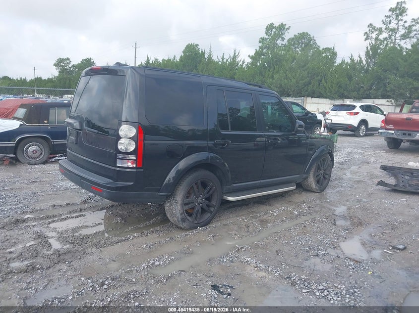 2016 Land rover Lr4 VIN SALAG2V67GA831016 IAAI salvage auction — ENGINE BURN, Rebuildable (Florida), sold $500 on 2026-07-09 (photo 4)