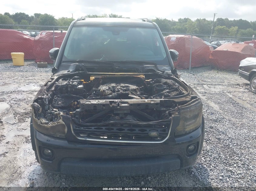 2016 Land rover Lr4 VIN SALAG2V67GA831016 IAAI salvage auction — ENGINE BURN, Rebuildable (Florida), sold $500 on 2026-07-09 (photo 6)