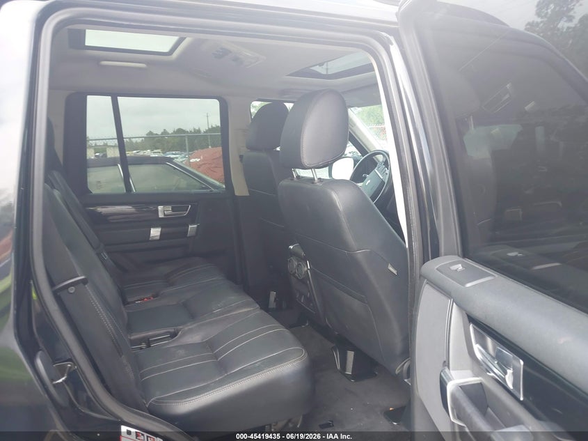 2016 Land rover Lr4 VIN SALAG2V67GA831016 IAAI salvage auction — ENGINE BURN, Rebuildable (Florida), sold $500 on 2026-07-09 (photo 8)