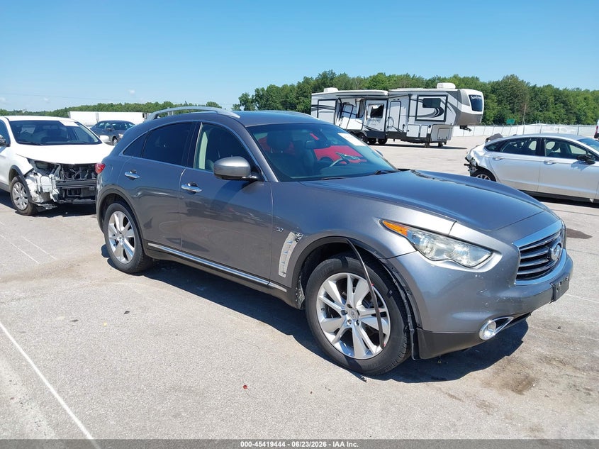 2015 Infiniti Qx70 VIN JN8CS1MW9FM483196 IAAI salvage auction — FRONT END, Salvage (Indiana), sold $225 on 2026-07-23 (photo 1)