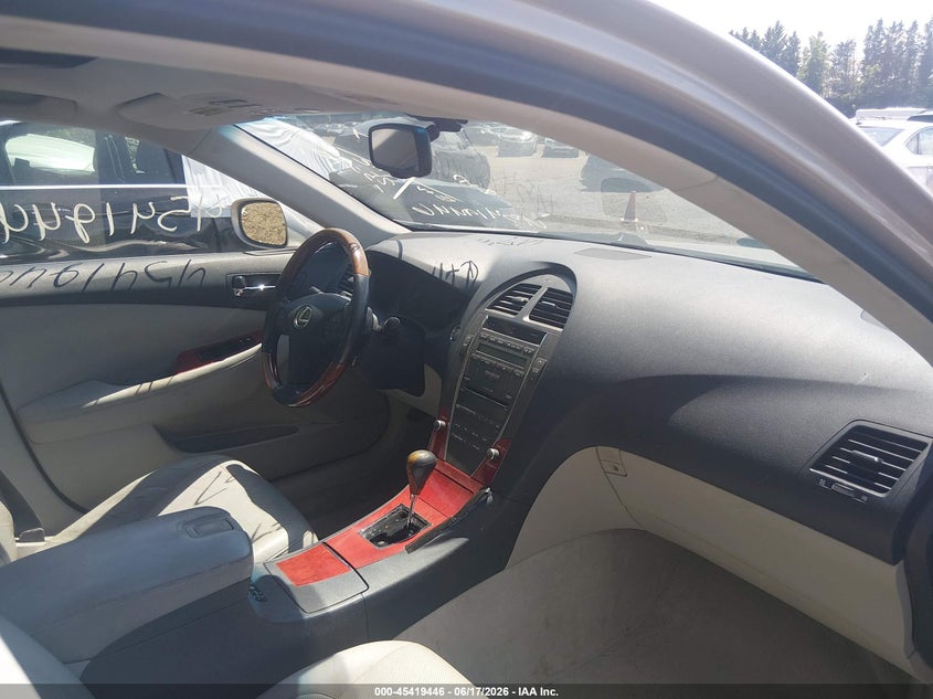 2008 Lexus ES VIN JTHBJ46G582220153 IAAI salvage auction — NORMAL WEAR, Clear (Rhode Island), sold $1,000 on 2026-07-14 (photo 5)