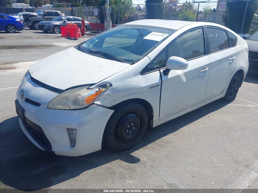 2012 Toyota Prius VIN JTDKN3DU8C1569718 IAAI salvage auction — LEFT FRONT, Salvage Title, sold $1,400 on 2026-07-23 (photo 2)