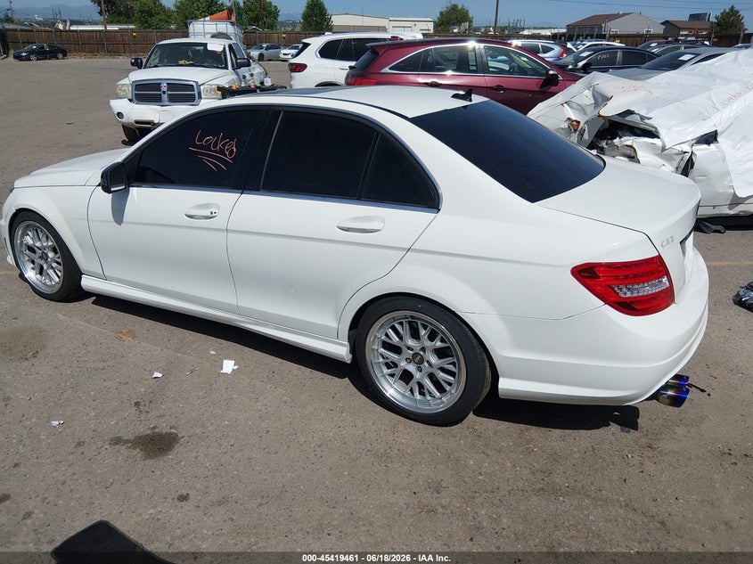 2012 Mercedes-benz C-klasse VIN WDDGF8BBXCR230189 IAAI salvage auction — FRONT END, Bill Of Sale (Colorado), sold $800 on 2026-07-28 (photo 3)