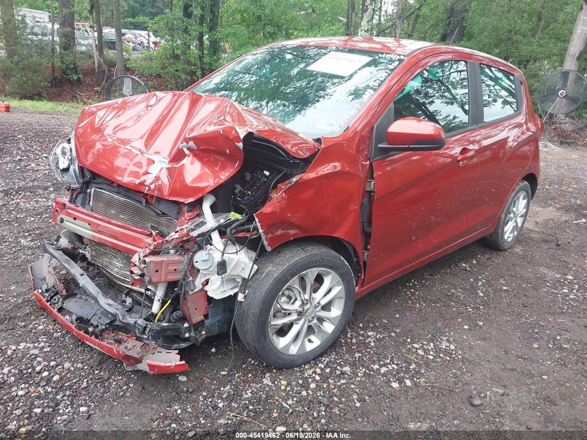 2021 Chevrolet Spark VIN KL8CD6SAXMC742722 IAAI salvage auction — FRONT END, Salvage (Virginia), sold $300 on 2026-07-28 (photo 2)