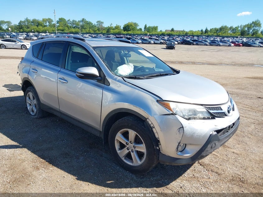 2014 Toyota Rav 4 VIN JTMRFREV3ED074432 IAAI salvage auction — RIGHT REAR, Salvage (Illinois), sold $3,500 on 2026-07-29 (photo 1)