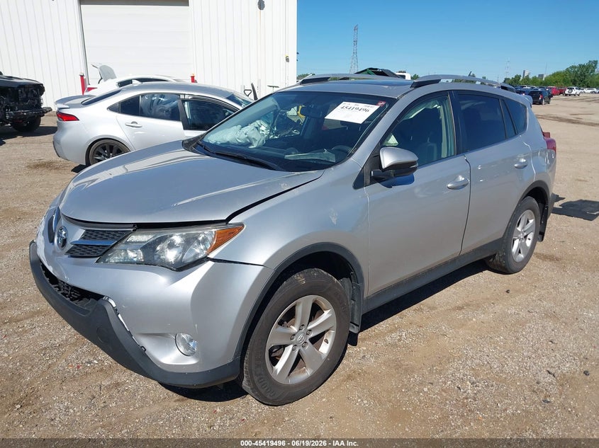 2014 Toyota Rav 4 VIN JTMRFREV3ED074432 IAAI salvage auction — RIGHT REAR, Salvage (Illinois), sold $3,500 on 2026-07-29 (photo 2)