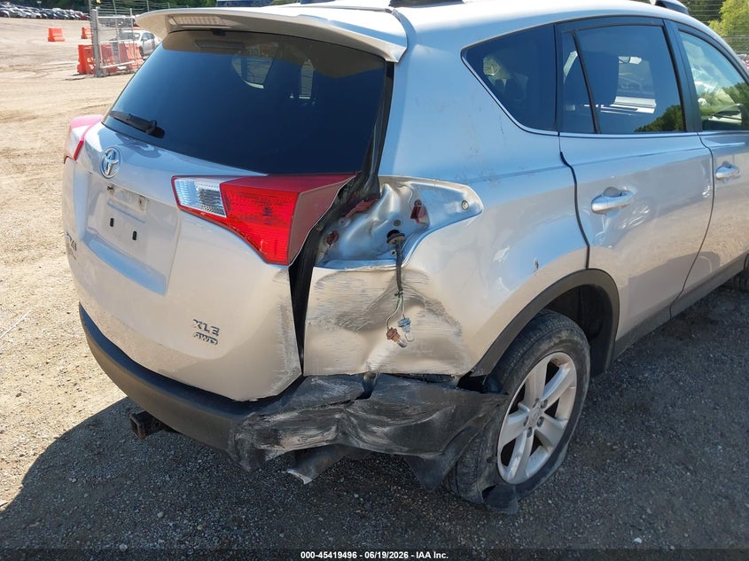 2014 Toyota Rav 4 VIN JTMRFREV3ED074432 IAAI salvage auction — RIGHT REAR, Salvage (Illinois), sold $3,500 on 2026-07-29 (photo 6)
