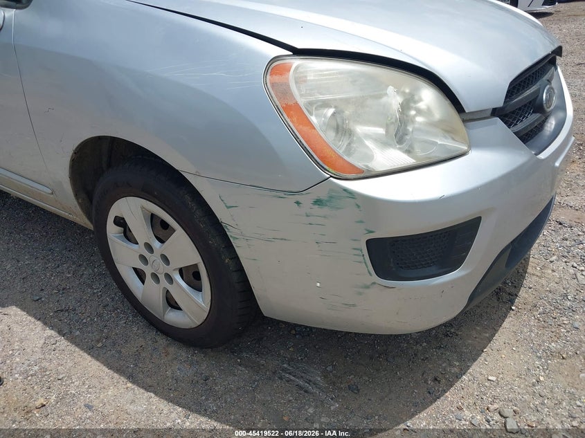 2009 Kia Rondo VIN KNAFG528597230821 IAAI salvage auction — FRONT END, Salvage (Louisiana), sold $625 on 2026-07-08 (photo 6)