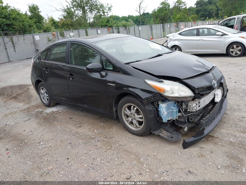 2011 Toyota Prius VIN JTDKN3DU9B0322549 IAAI salvage auction — FRONT & REAR, Salvage (New Jersey), sold $225 on 2026-07-28 (photo 1)