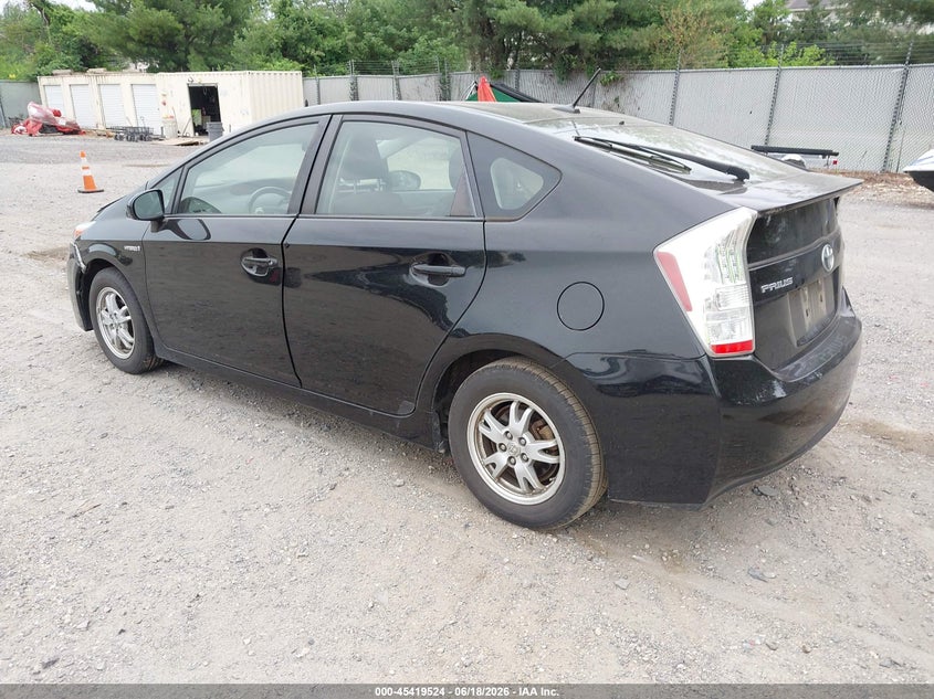 2011 Toyota Prius VIN JTDKN3DU9B0322549 IAAI salvage auction — FRONT & REAR, Salvage (New Jersey), sold $225 on 2026-07-28 (photo 3)