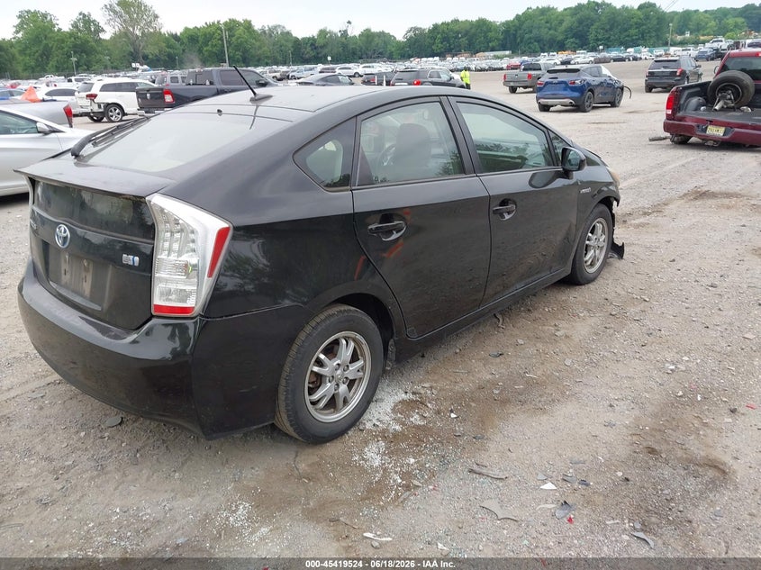 2011 Toyota Prius VIN JTDKN3DU9B0322549 IAAI salvage auction — FRONT & REAR, Salvage (New Jersey), sold $225 on 2026-07-28 (photo 4)