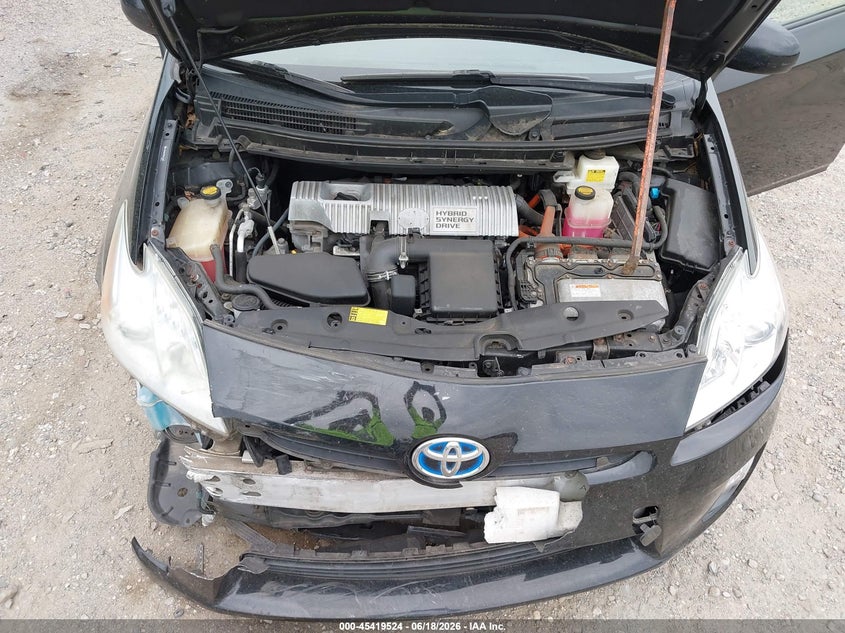 2011 Toyota Prius VIN JTDKN3DU9B0322549 IAAI salvage auction — FRONT & REAR, Salvage (New Jersey), sold $225 on 2026-07-28 (photo 6)