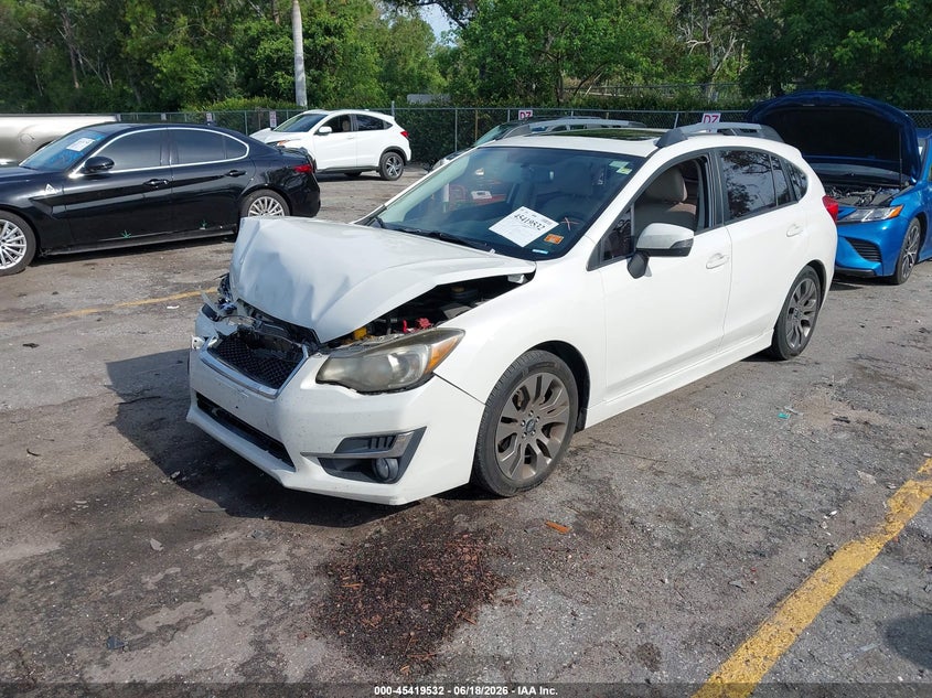 2016 Subaru Impreza VIN JF1GPAU69GH297561 IAAI salvage auction — FRONT END, Rebuildable (Florida), sold $450 on 2026-07-20 (photo 2)