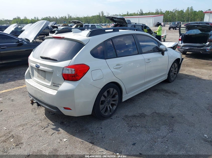 2016 Subaru Impreza VIN JF1GPAU69GH297561 IAAI salvage auction — FRONT END, Rebuildable (Florida), sold $450 on 2026-07-20 (photo 4)