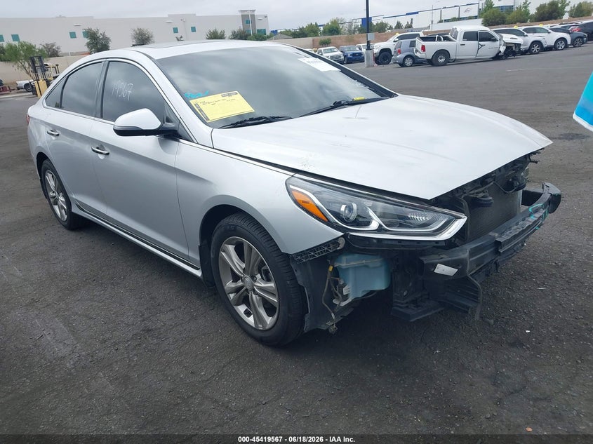 2019 Hyundai Sonata VIN 5NPE34AF7KH809542 IAAI salvage auction — FRONT END, Salvage Title, sold $1,850 on 2026-07-19 (photo 1)
