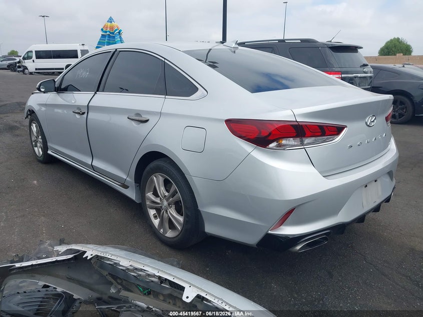 2019 Hyundai Sonata VIN 5NPE34AF7KH809542 IAAI salvage auction — FRONT END, Salvage Title, sold $1,850 on 2026-07-19 (photo 3)