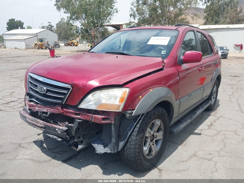 2008 Kia Sorento VIN KNDJD736885798117 IAAI salvage auction — FRONT END, Salvage (California), sold $425 on 2026-07-07 (photo 2)