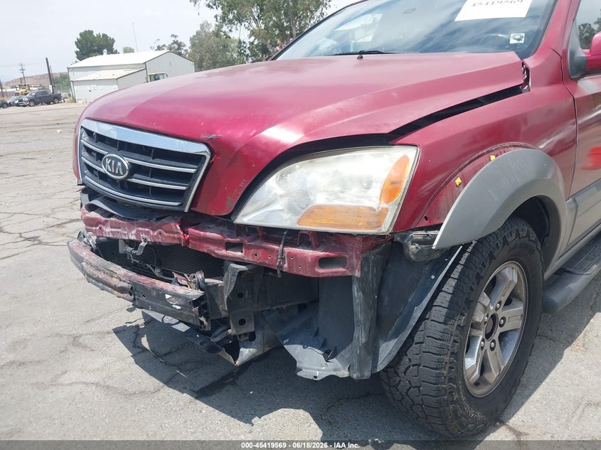 2008 Kia Sorento VIN KNDJD736885798117 IAAI salvage auction — FRONT END, Salvage (California), sold $425 on 2026-07-07 (photo 6)