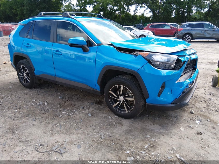 2019 Toyota Rav 4 VIN JTMK1RFV8KD019341 IAAI salvage auction — FRONT END, Salvage (Georgia), sold $5,200 on 2026-07-24 (photo 1)