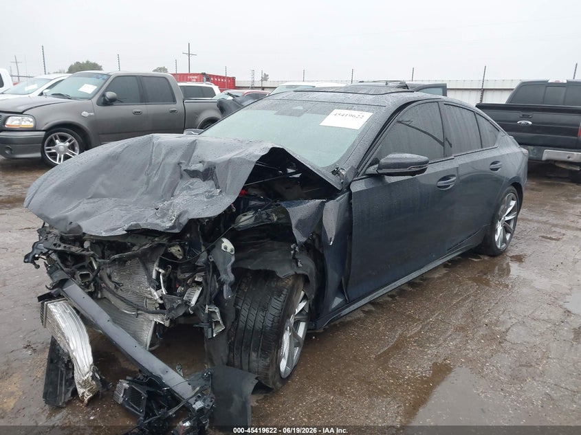 2025 Cadillac Ct5 VIN 1G6DP5RK1S0113119 IAAI salvage auction — FRONT END, Original (Texas), sold $4,650 on 2026-08-23 (photo 2)