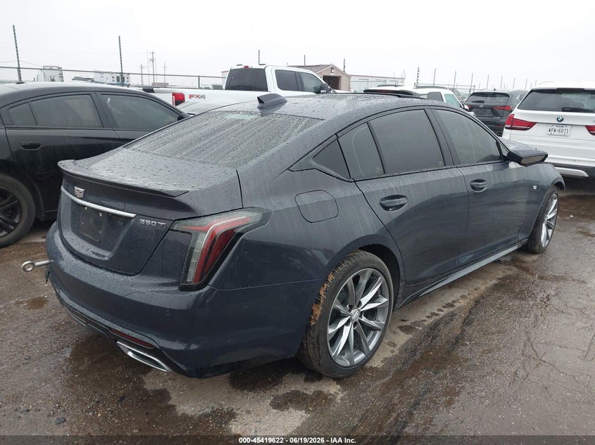2025 Cadillac Ct5 VIN 1G6DP5RK1S0113119 IAAI salvage auction — FRONT END, Original (Texas), sold $4,650 on 2026-08-23 (photo 4)