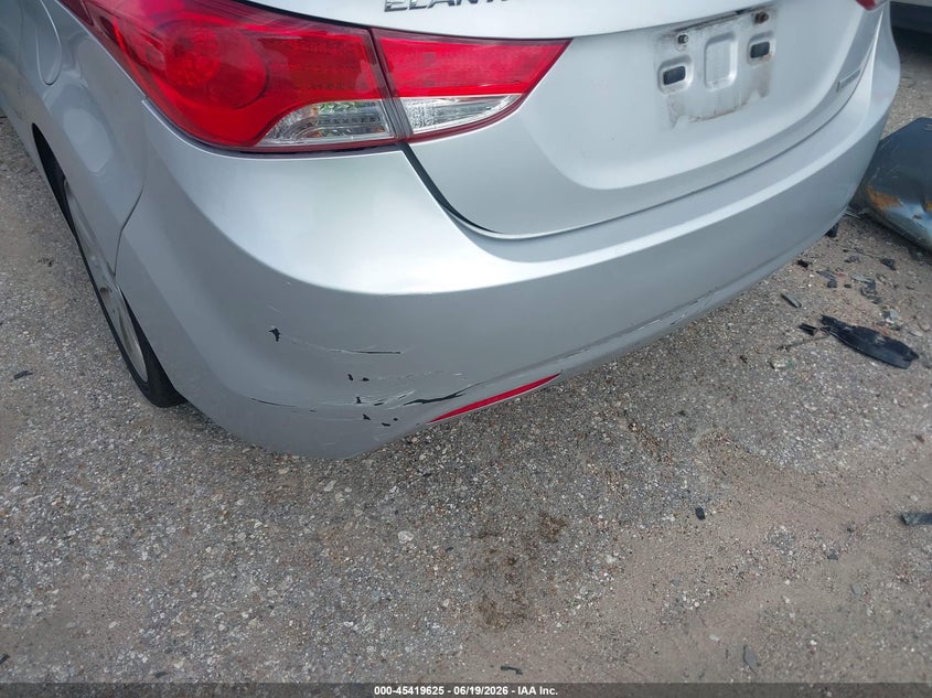 2013 Hyundai Elantra VIN KMHDH4AE2DU787393 IAAI salvage auction — NORMAL WEAR, Original (Texas), sold $1,450 on 2026-07-08 (photo 6)