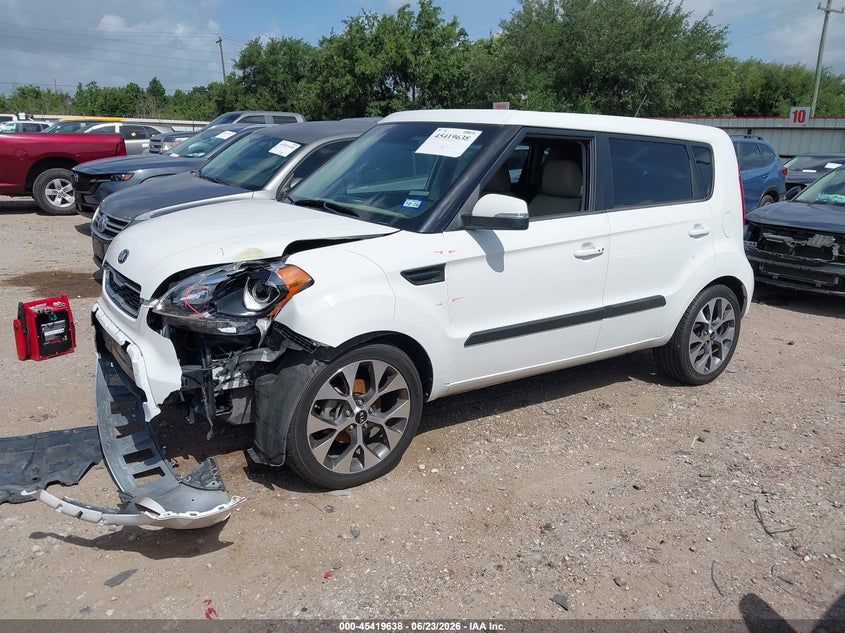 2013 Kia Soul VIN KNDJT2A62D7522829 IAAI salvage auction — FRONT END, Original (Texas), sold $775 on 2026-07-23 (photo 2)