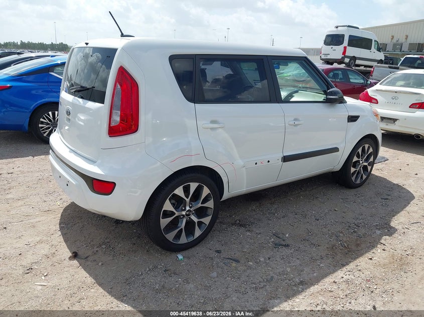 2013 Kia Soul VIN KNDJT2A62D7522829 IAAI salvage auction — FRONT END, Original (Texas), sold $775 on 2026-07-23 (photo 4)