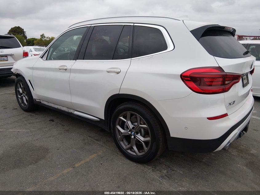2021 BMW X3 VIN 5UXTY3C05M9D79213 IAAI salvage auction — LEFT FRONT, Salvage (California), sold $9,925 on 2026-07-27 (photo 3)