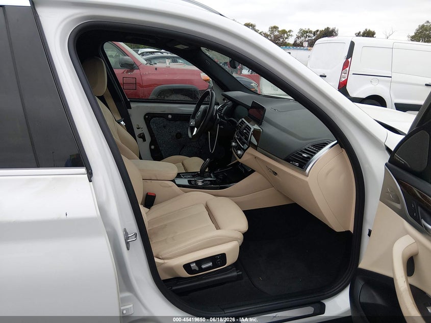 2021 BMW X3 VIN 5UXTY3C05M9D79213 IAAI salvage auction — LEFT FRONT, Salvage (California), sold $9,925 on 2026-07-27 (photo 5)