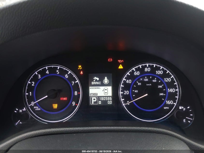 2012 Infiniti G VIN JN1CV6EK2CM420516 IAAI salvage auction — NORMAL WEAR, Salvage Title, sold $2,025 on 2026-07-14 (photo 7)