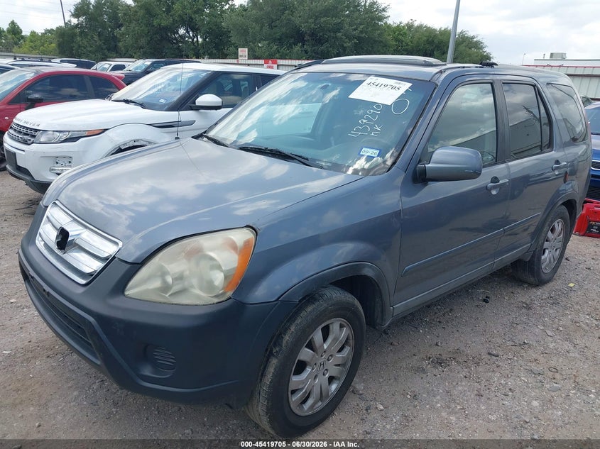 2006 Honda Cr-v VIN SHSRD78906U439290 IAAI salvage auction — WATER/FLOOD, Salvage (Texas), sold $425 on 2026-07-23 (photo 2)