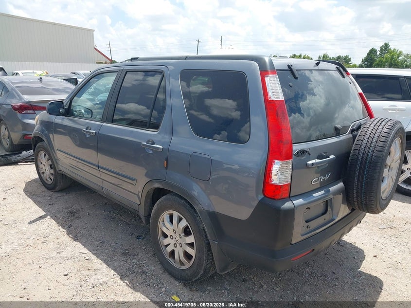 2006 Honda Cr-v VIN SHSRD78906U439290 IAAI salvage auction — WATER/FLOOD, Salvage (Texas), sold $425 on 2026-07-23 (photo 3)