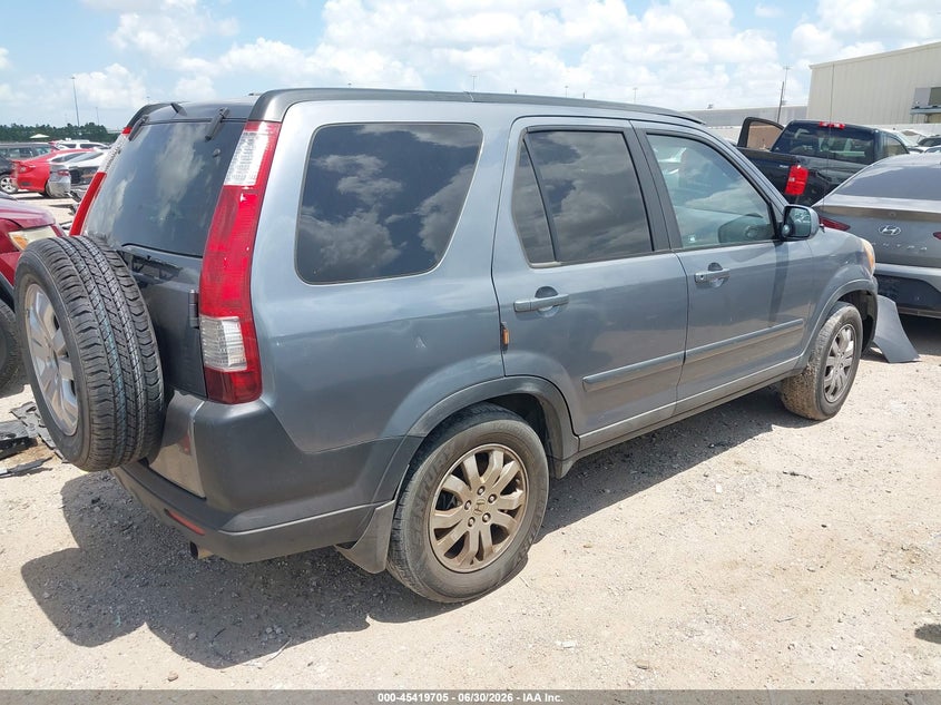 2006 Honda Cr-v VIN SHSRD78906U439290 IAAI salvage auction — WATER/FLOOD, Salvage (Texas), sold $425 on 2026-07-23 (photo 4)