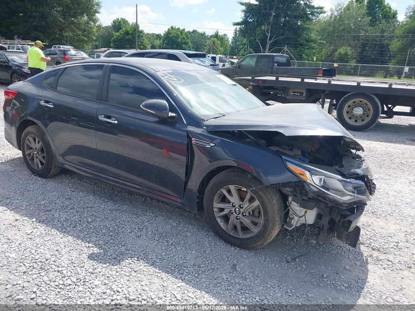 2019 Kia Optima VIN 5XXGT4L31KG321193 IAAI salvage auction — FRONT END, Salvage (Alabama), sold $500 on 2026-07-06 (photo 1)