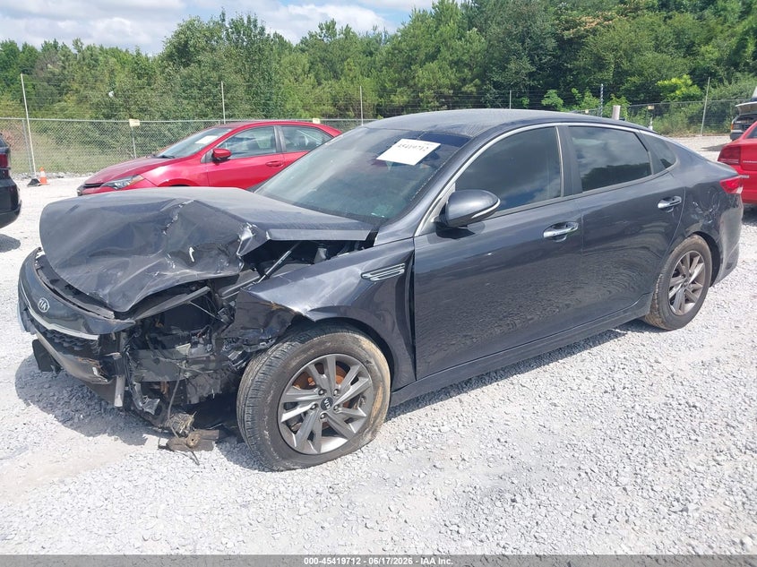 2019 Kia Optima VIN 5XXGT4L31KG321193 IAAI salvage auction — FRONT END, Salvage (Alabama), sold $500 on 2026-07-06 (photo 2)