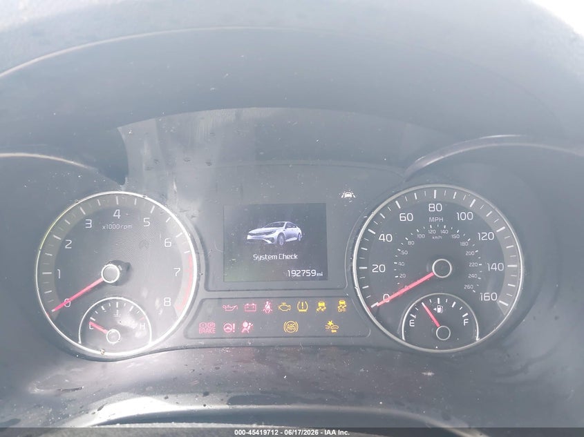 2019 Kia Optima VIN 5XXGT4L31KG321193 IAAI salvage auction — FRONT END, Salvage (Alabama), sold $500 on 2026-07-06 (photo 7)