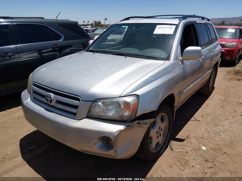2007 Toyota Highlander VIN JTEDP21A770147616 IAAI salvage auction — NORMAL WEAR, Clear-Dealer Only (Arizona), sold $850 on 2026-07-28 (photo 6)
