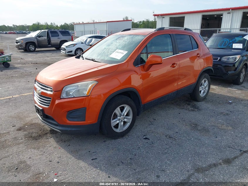 2016 Chevrolet Trax VIN KL7CJPSB8GB532402 IAAI salvage auction — REAR END, Rebuildable (Florida), sold $1,100 on 2026-07-06 (photo 2)