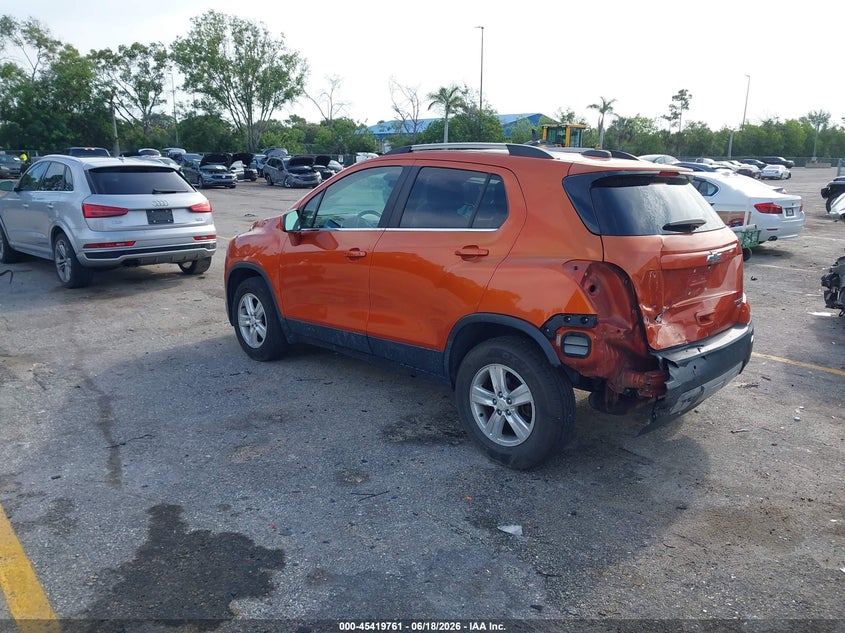 2016 Chevrolet Trax VIN KL7CJPSB8GB532402 IAAI salvage auction — REAR END, Rebuildable (Florida), sold $1,100 on 2026-07-06 (photo 3)