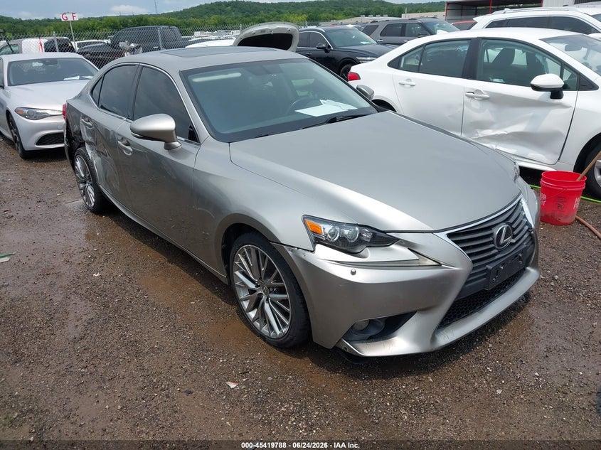 2014 Lexus Is VIN JTHCF1D26E5010697 IAAI salvage auction — SIDE, Clear (Oklahoma), sold $3,750 on 2026-07-28 (photo 1)