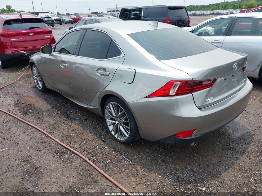 2014 Lexus Is VIN JTHCF1D26E5010697 IAAI salvage auction — SIDE, Clear (Oklahoma), sold $3,750 on 2026-07-28 (photo 3)
