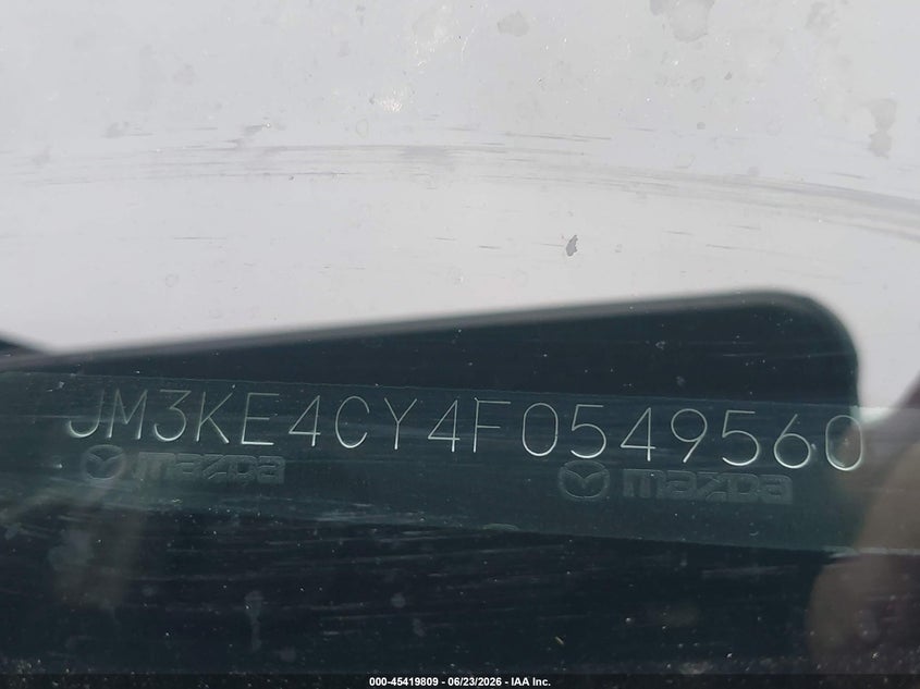 2015 Mazda Cx-5 VIN JM3KE4CY4F0549560 IAAI salvage auction — REAR END, Salvage - Greater Than 75% (Maryland), sold $1,650 on 2026-07-09 (photo 9)