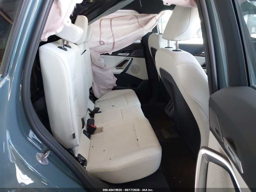 2026 BMW X1 VIN WBX73EF00T5524785 IAAI salvage auction — FRONT & REAR, Salvage (California), sold $3,650 on 2026-07-09 (photo 8)